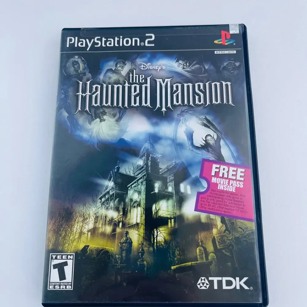 Disney's The Haunted Mansion Sony PlayStation 2 PS2 2003 CIB + Registration Teen